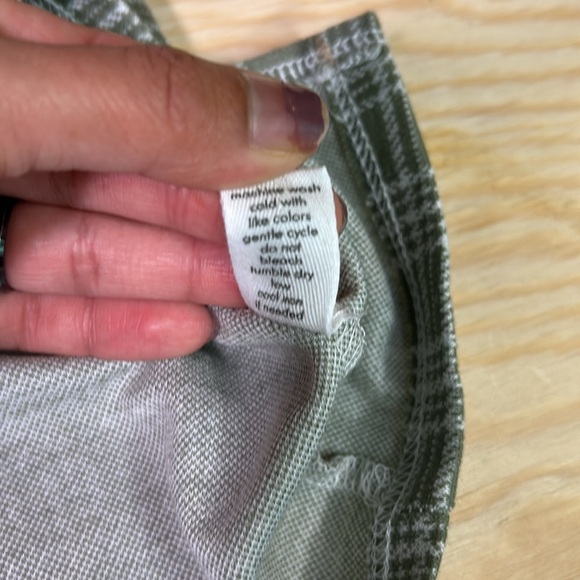 Full Tilt Plaid A-Line Skirt โ Green/White | Size XS - Picture 7 of 7